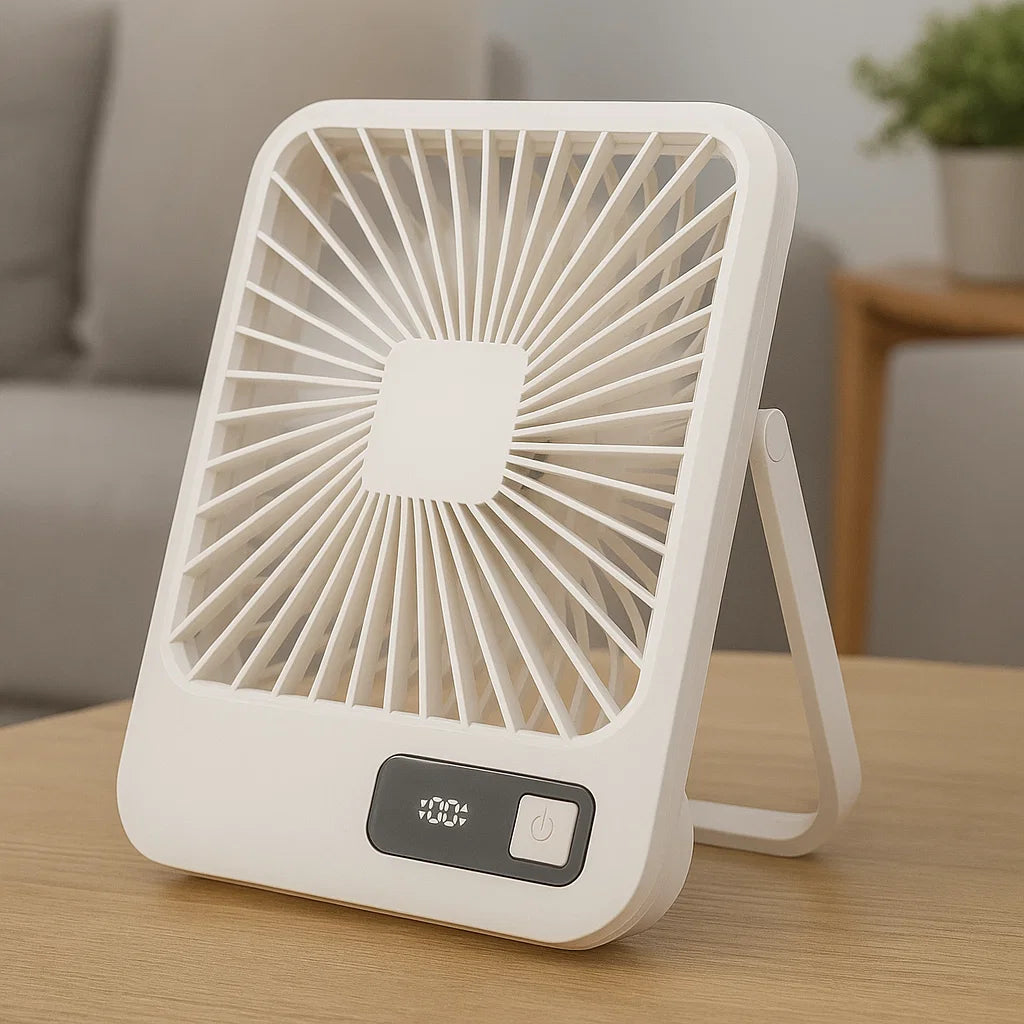 Portable USB Rechargeable Table Cooling Fan