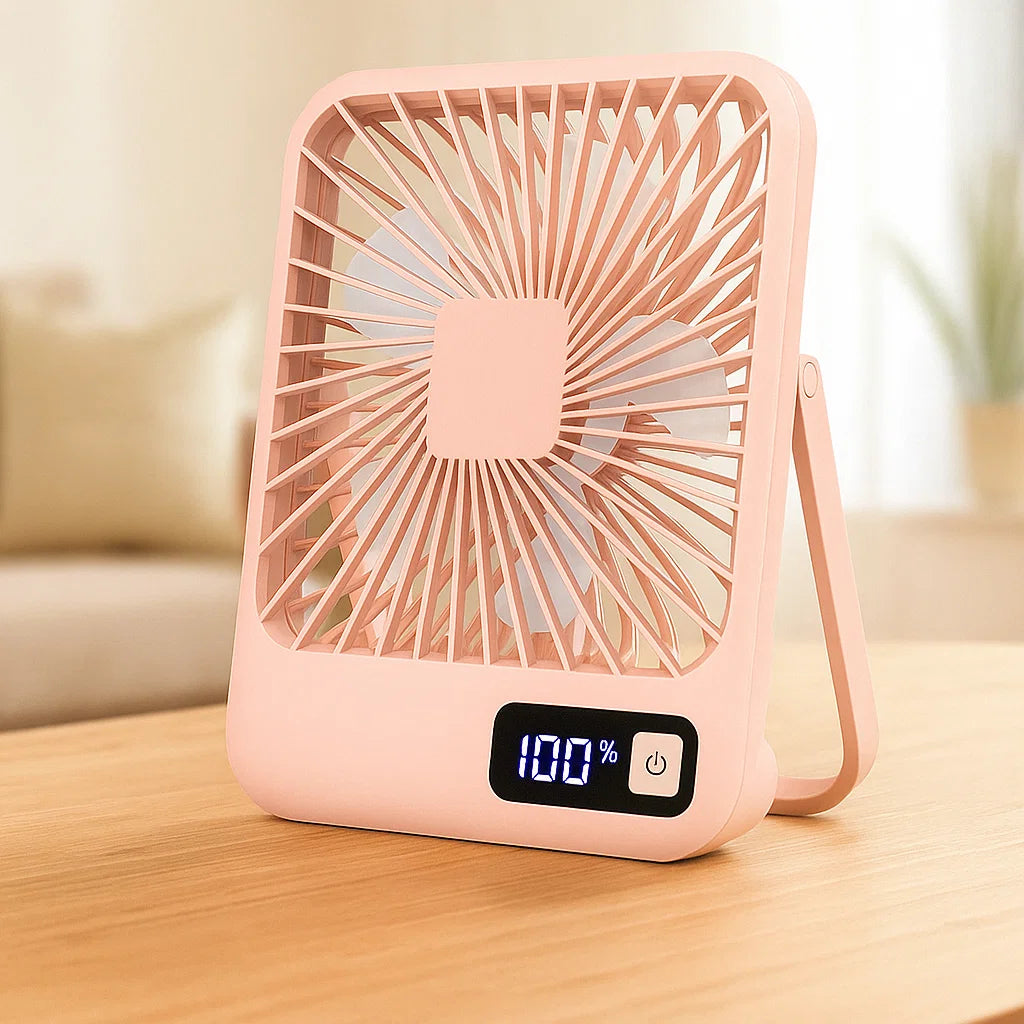 Portable USB Rechargeable Table Cooling Fan