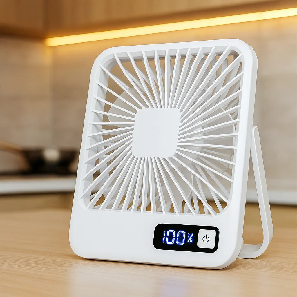 Portable USB Rechargeable Table Cooling Fan