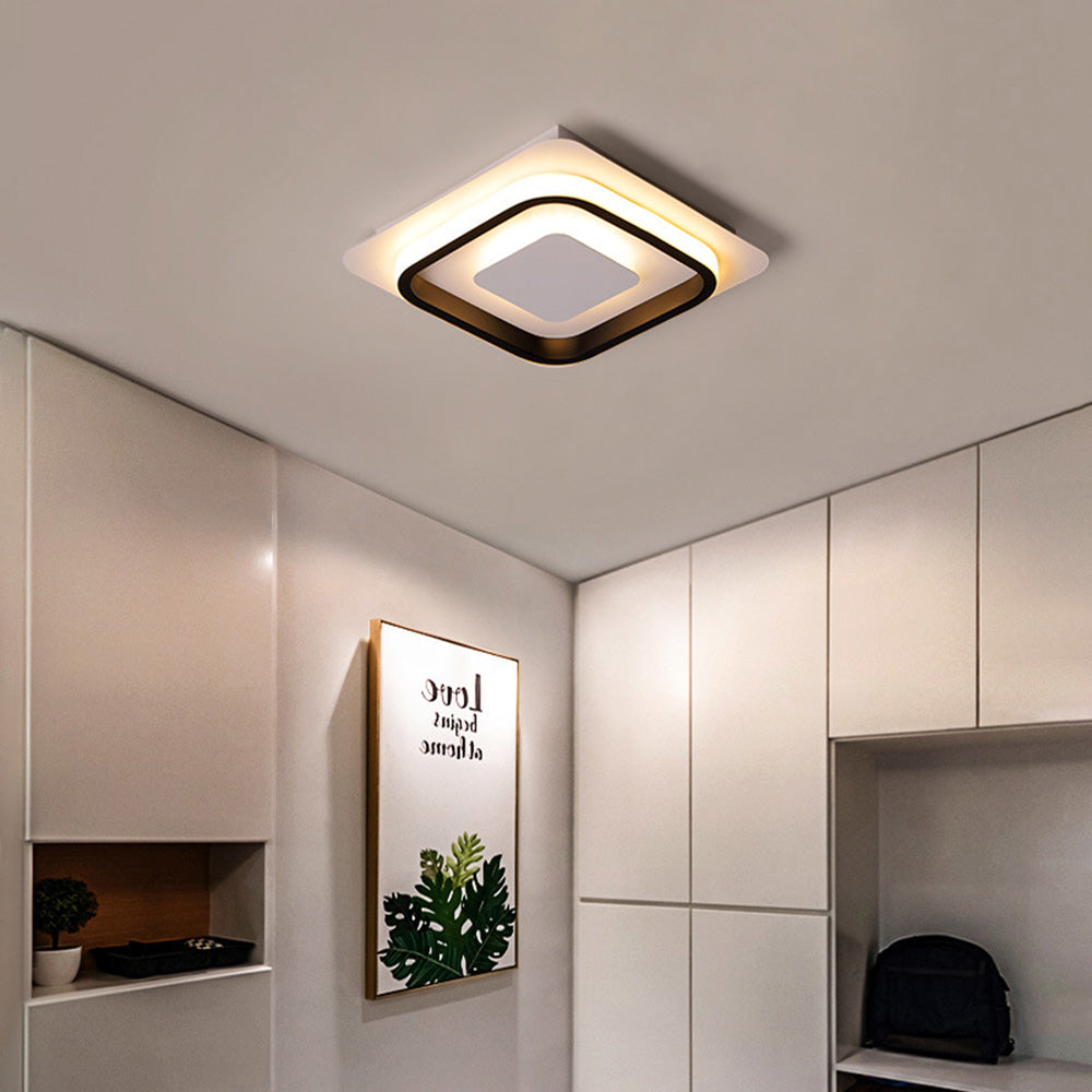 Plafoniera LED moderna geometrica da incasso