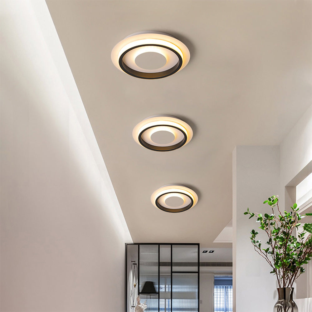 Plafoniera LED moderna geometrica da incasso
