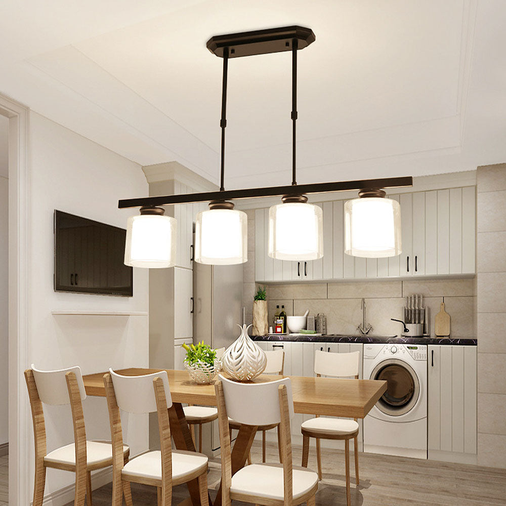 Lampada da soffitto in vetro per isola cucina moderna