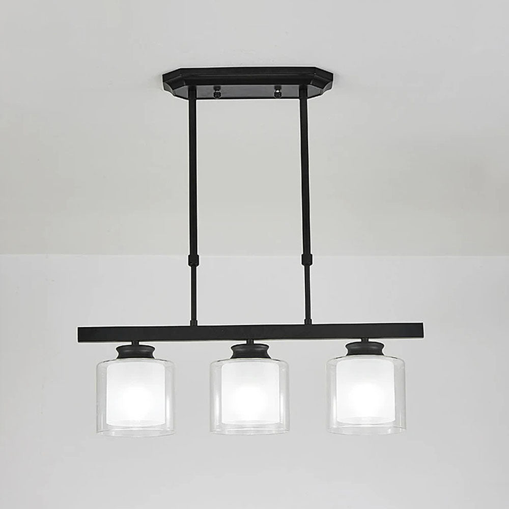 Lampada da soffitto in vetro per isola cucina moderna