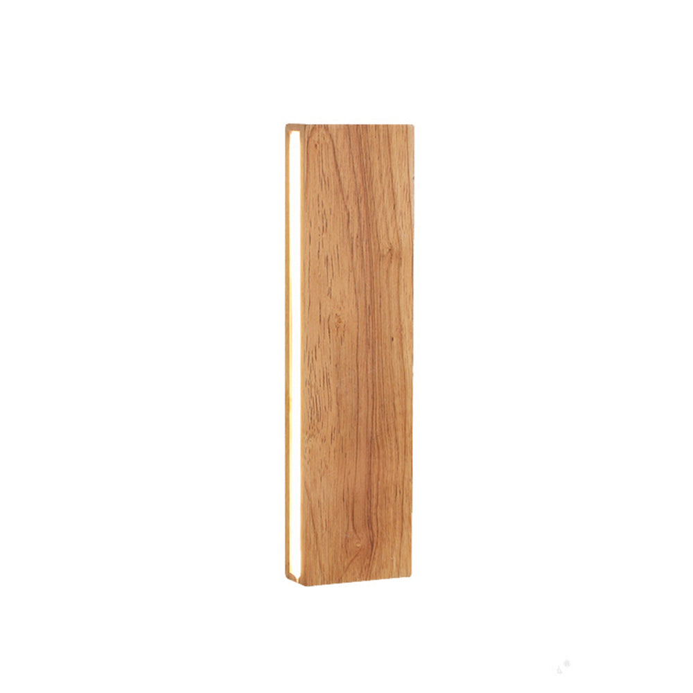 Wandleuchte mit drehbarem Holz-LED-Design