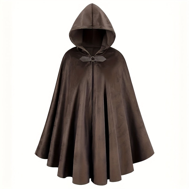 Capa de disfraz con capucha unisex para Halloween | Capa larga