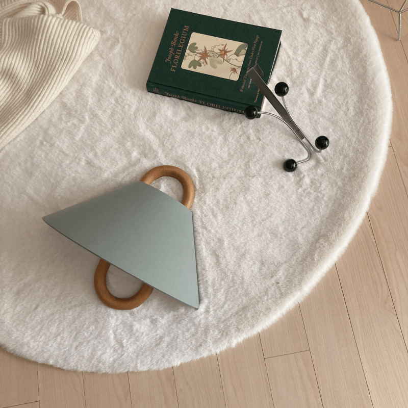 Wandlampe Modern Holz Stoff Wandleuchte Lampe