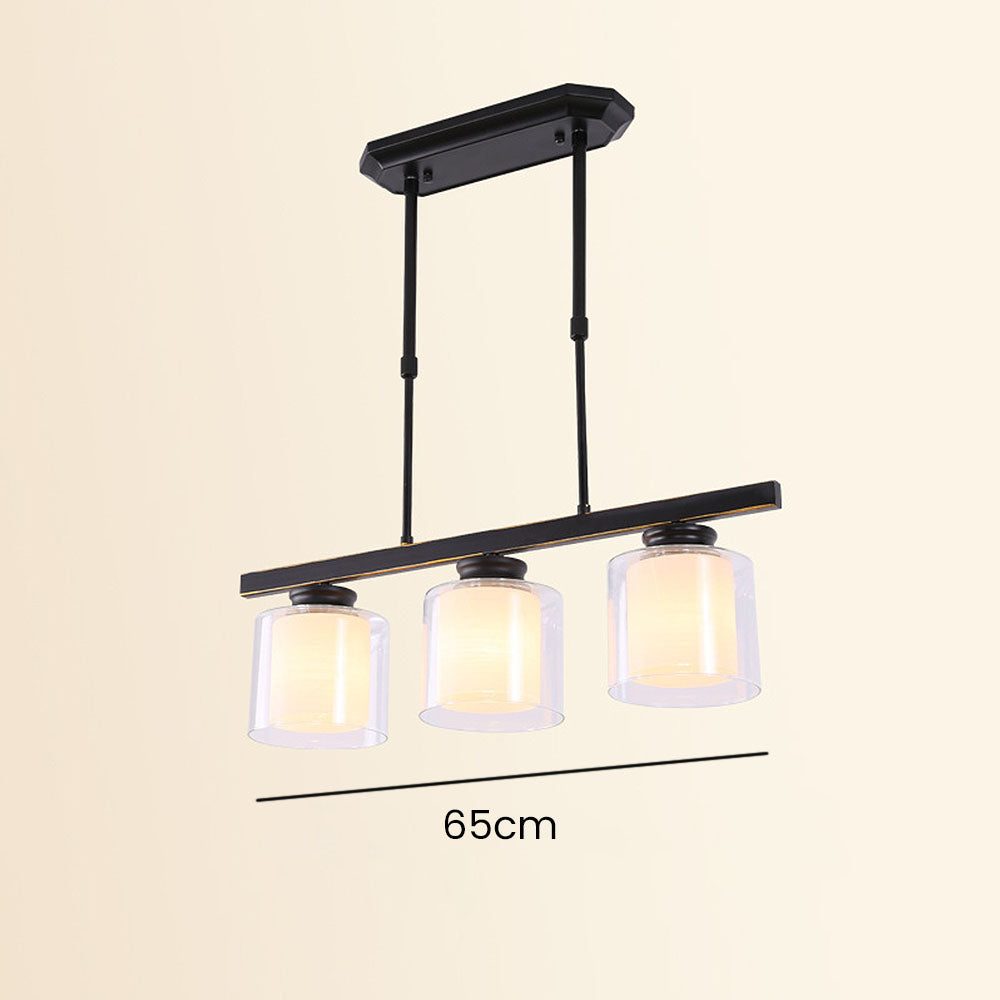 Lampada da soffitto in vetro per isola cucina moderna