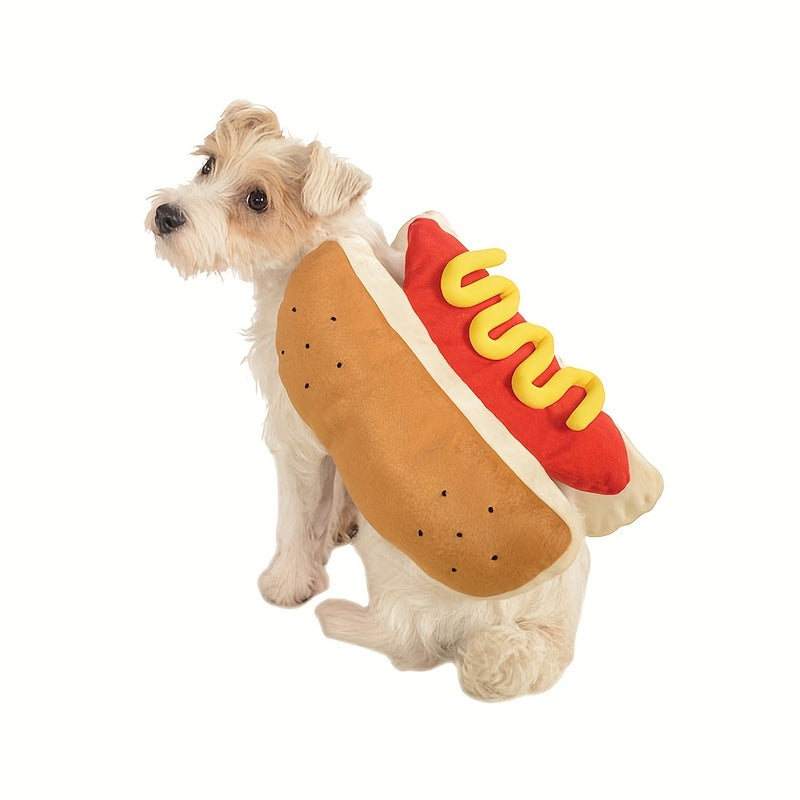 Lustiges Plüsch-Hund Halloween-Kostüm | Hot Dog Design