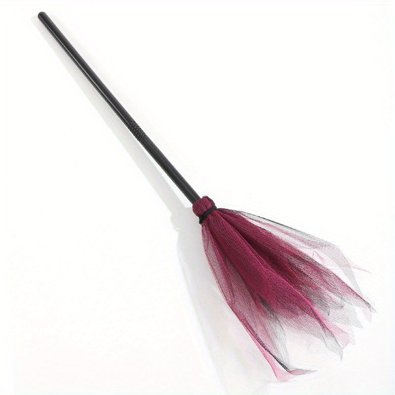 Escoba de Bruja de Plástico para Fiesta de Halloween