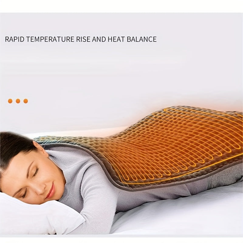 Coperta Elettrica in Flanella Riscaldata con Timer Sicurezza Plaid