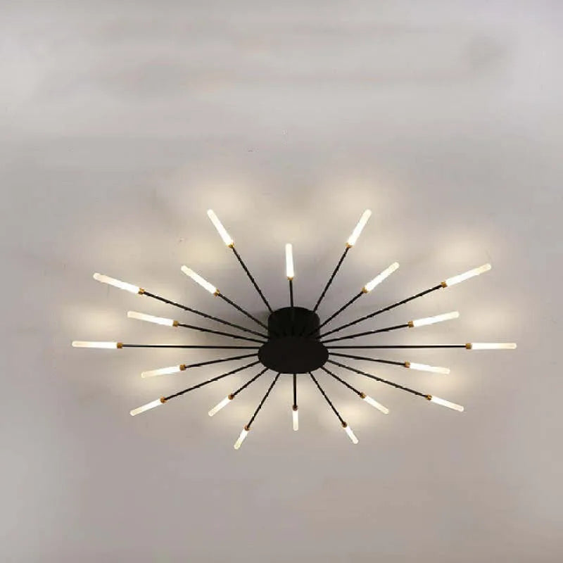 Ceiling light modern metal LED chandelier