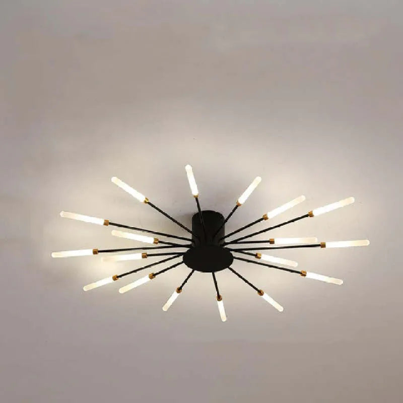 Ceiling light modern metal LED chandelier