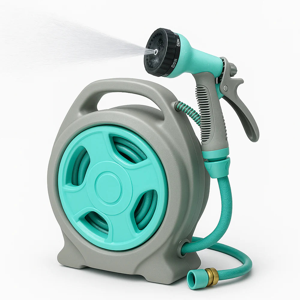 Garden Hose Reel Lightweight Retractable Sprayer