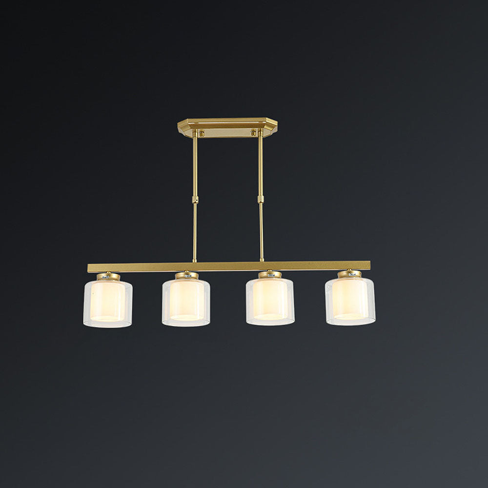 Lampada da soffitto in vetro per isola cucina moderna