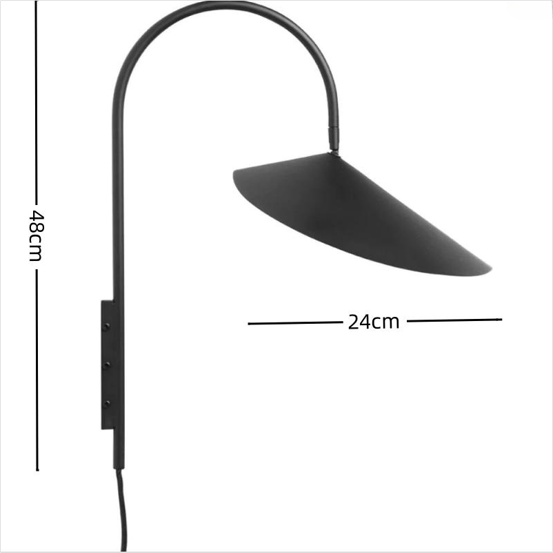 Wandlampe Modern Eisen Blütenblatt Stil Lampe