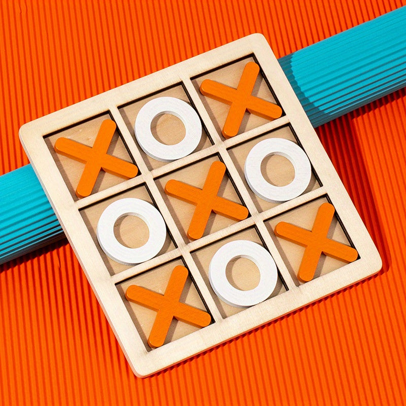 Wooden Tic Tac Toe Kids Puzzle Game