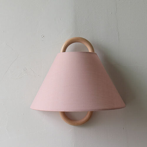 Wandlampe Modern Holz Stoff Wandleuchte Lampe