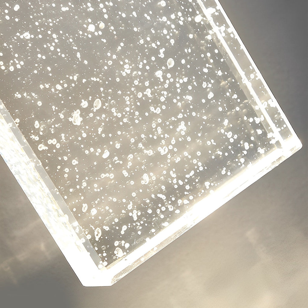 Outdoor Wall Light Modern Crystal Waterproof Sconce