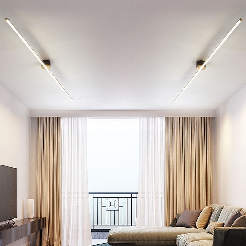 LED Ceiling Light Slim Modern Linear Fixture