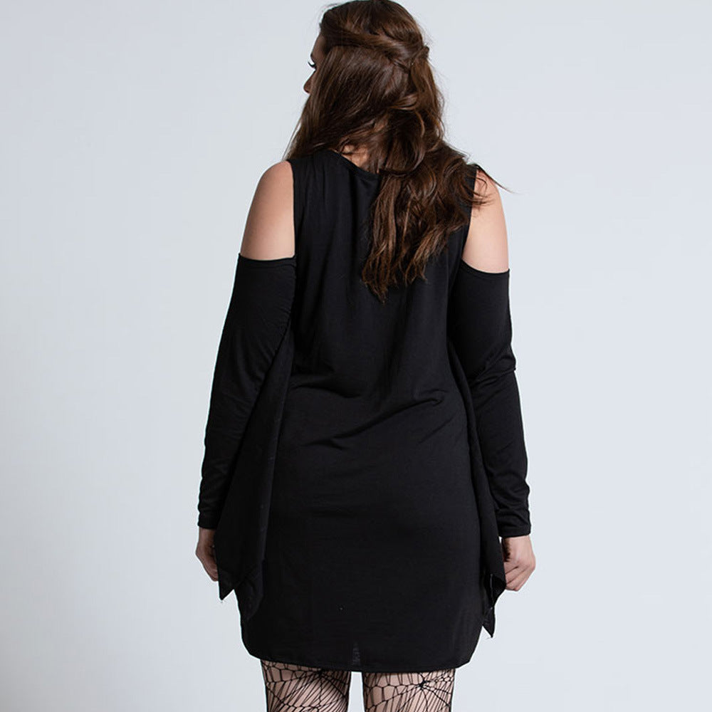 Disfraz de Halloween | Mini vestido con mangas de red