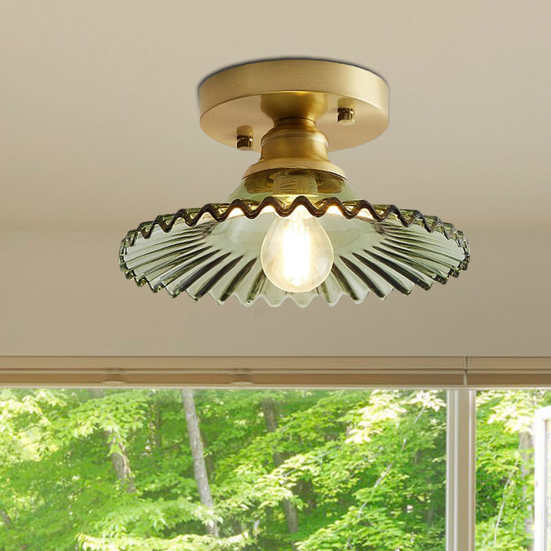 Deckenleuchte Vintage Glas Aufbaustrahler