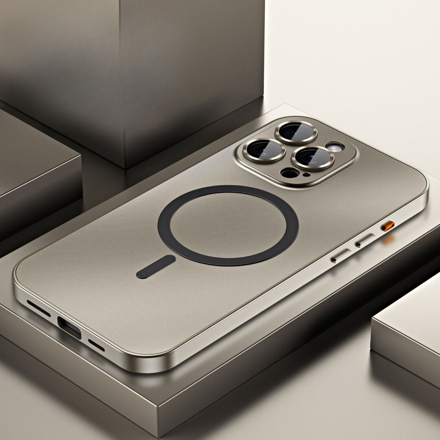 Handyhülle Magnetisch Metall MagSafe Kompatible Abdeckung
