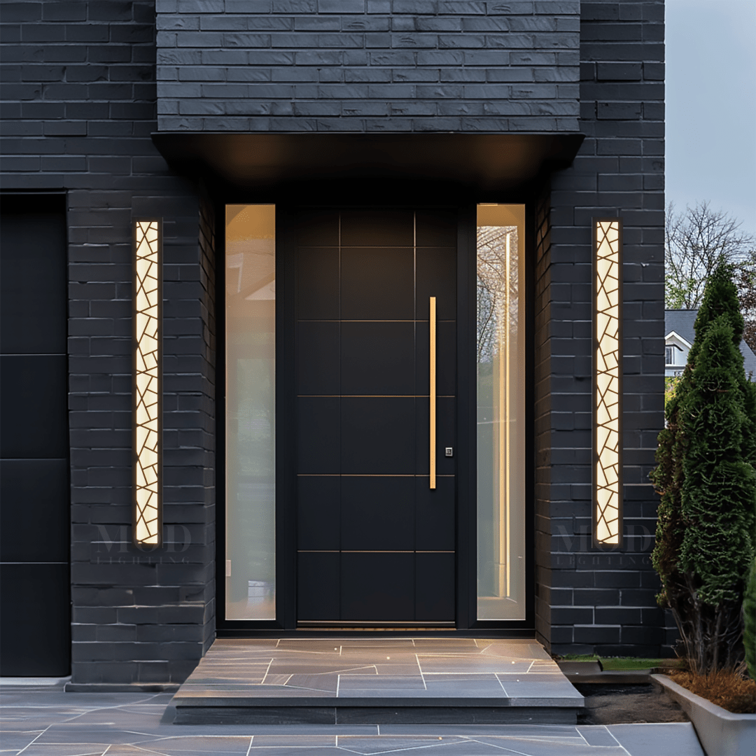 Lámpara de Pared Moderna Exterior Panel LED