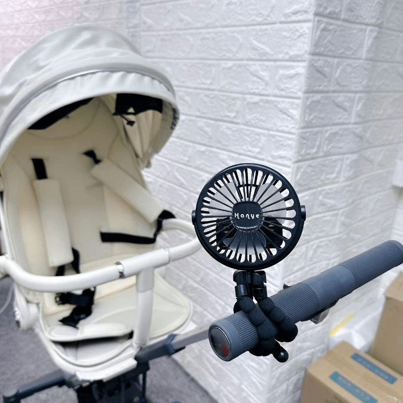 Portable Clip On Fan with Flexible Tripod