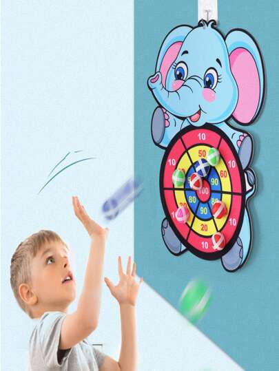 Juego de pared para niños con tablero objetivo suave