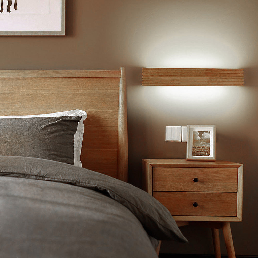 Wall Light Modern Wood LED Fixture