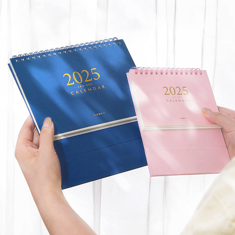 Calendario da scrivania con layout pianificatore giornaliero