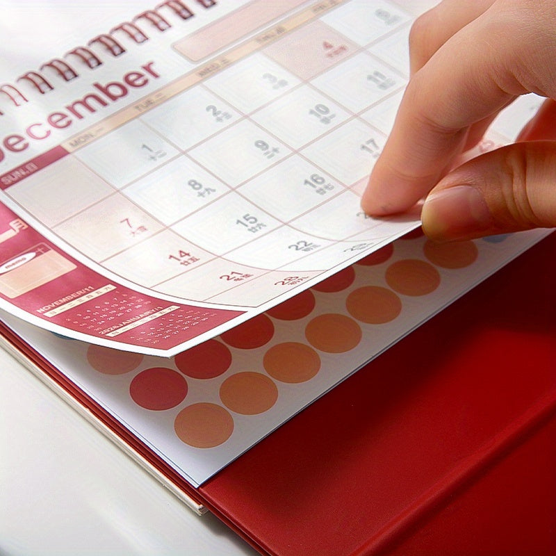 Calendario da scrivania con layout pianificatore giornaliero