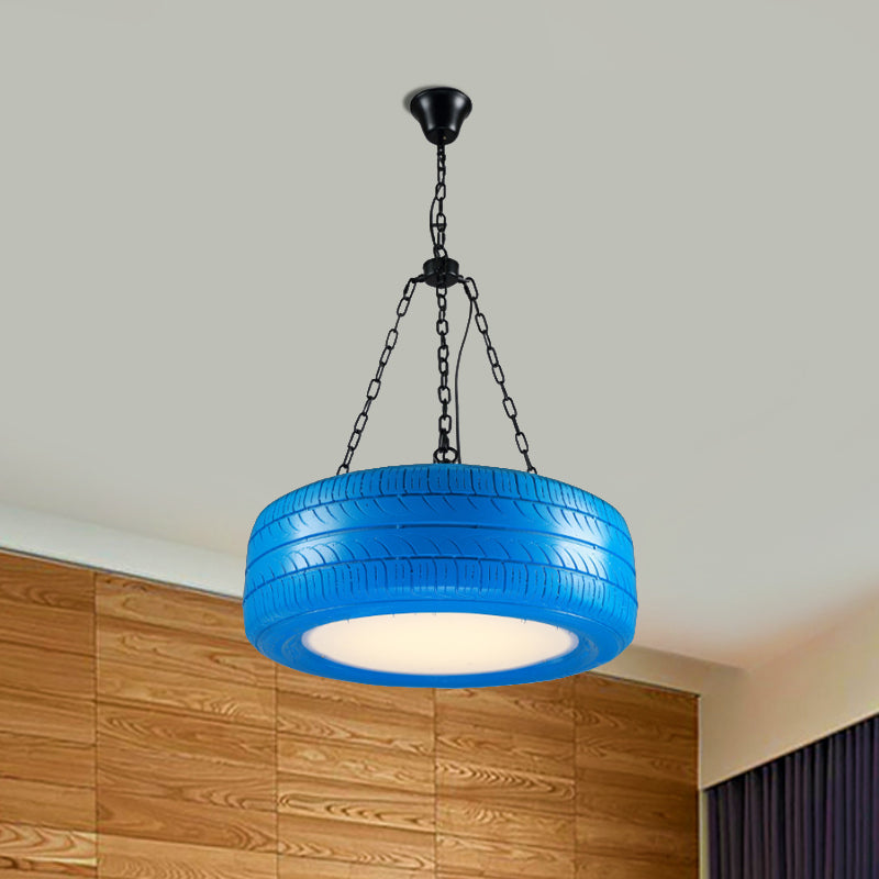 Lampada da soffitto con paralume in gomma