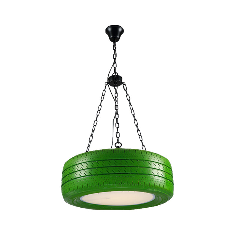Lampada da soffitto con paralume in gomma