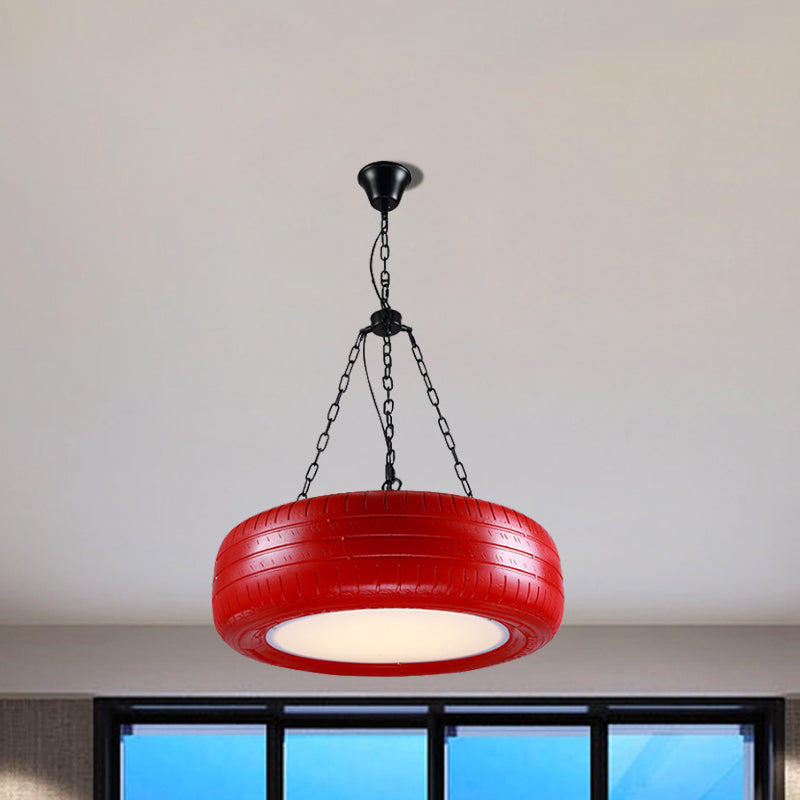 Lampada da soffitto con paralume in gomma