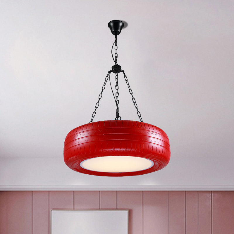 Lampada da soffitto con paralume in gomma