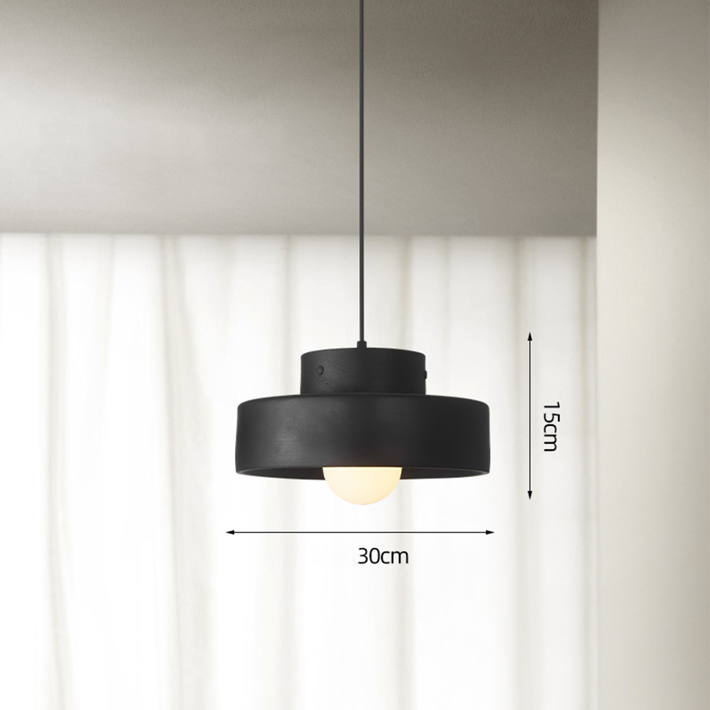 Lampada a sospensione cilindrica geometrica nordica