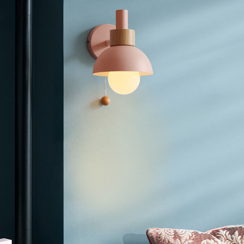 Wandlampe Modern Bunt Metall Kugelschirm