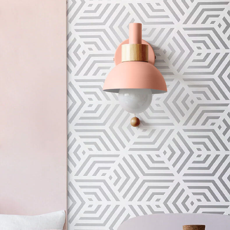 Wandlampe Modern Bunt Metall Kugelschirm