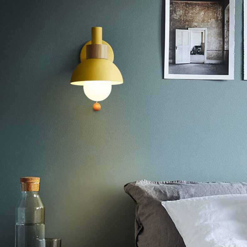 Wandlampe Modern Bunt Metall Kugelschirm