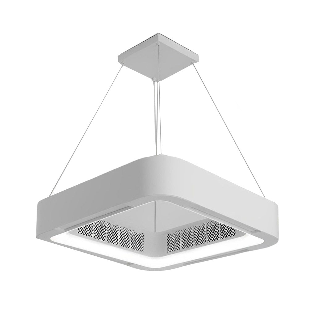 Ceiling fan light with modern bladeless design