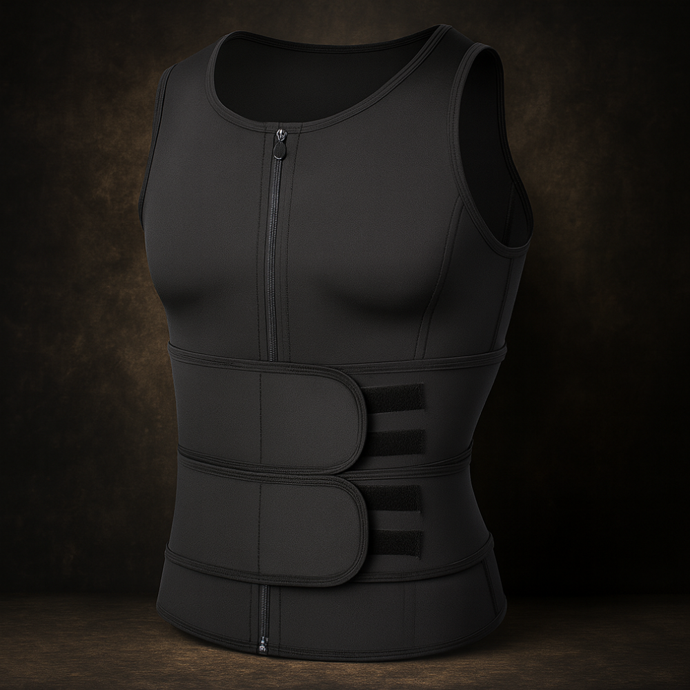 Sauna Vest Neoprene Compression Workout Waist Trainer Men