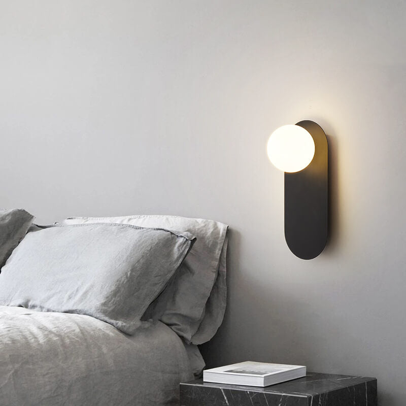 Wandleuchte Modern Glas Kugel Metall Design