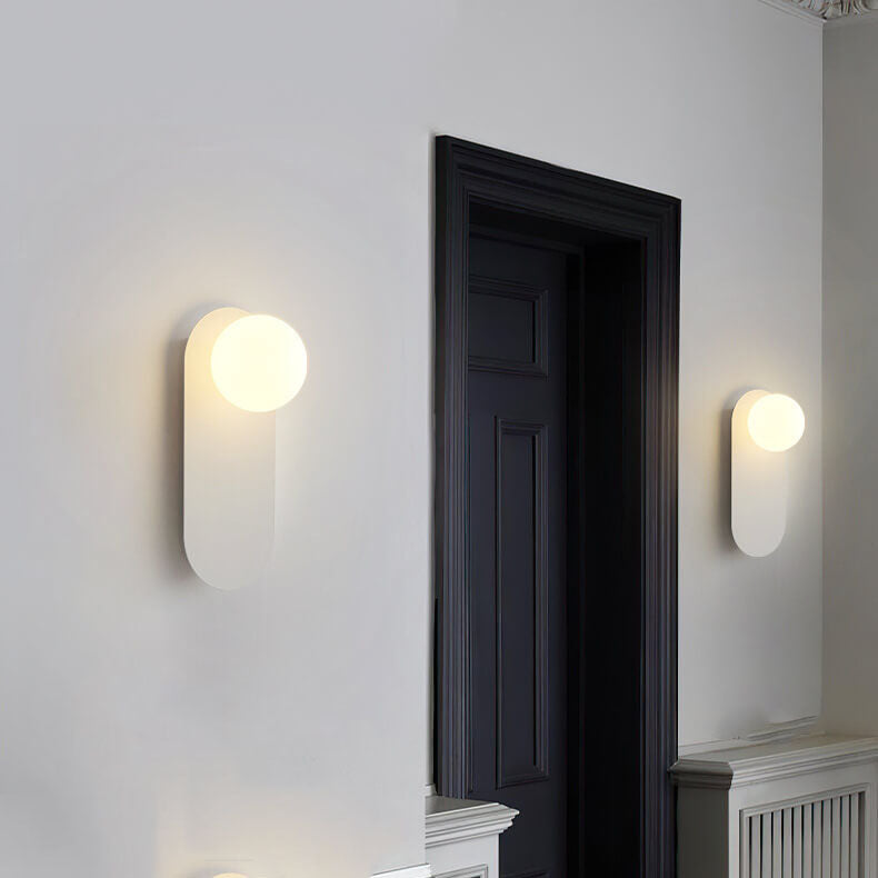 Wandleuchte Modern Glas Kugel Metall Design