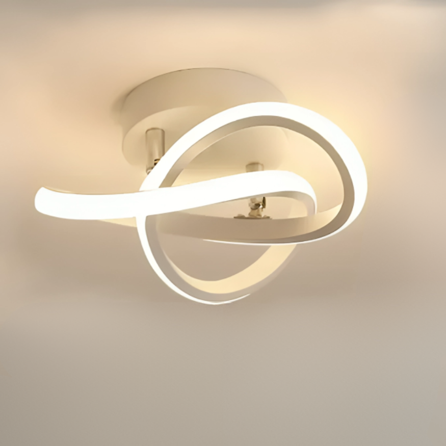 Lampada da soffitto moderna LED design in alluminio