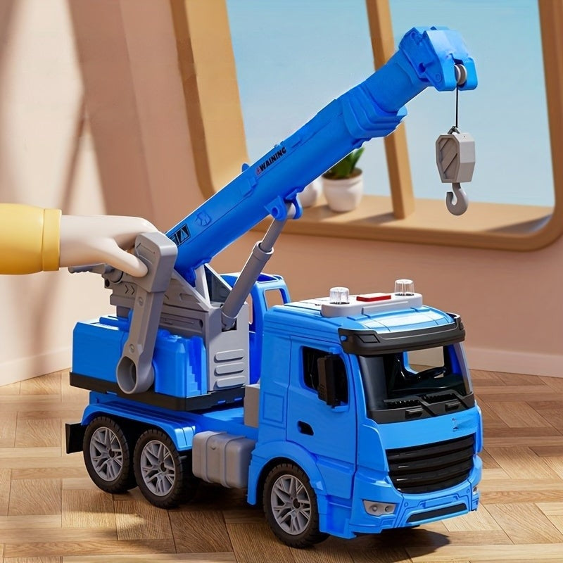 Juguete de construcción camión grúa vehículo modelo de plástico