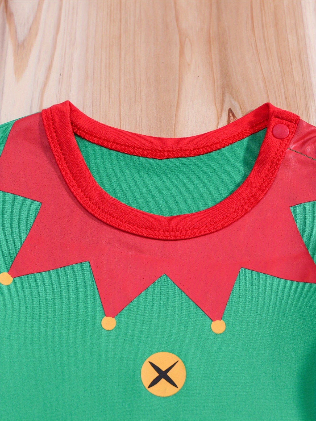 Baby Halloween Elf Kostüm Strampler | Festlicher Langarm