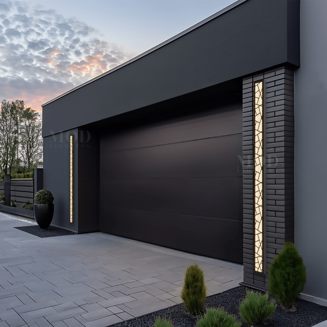 Lámpara de Pared Moderna Exterior Panel LED