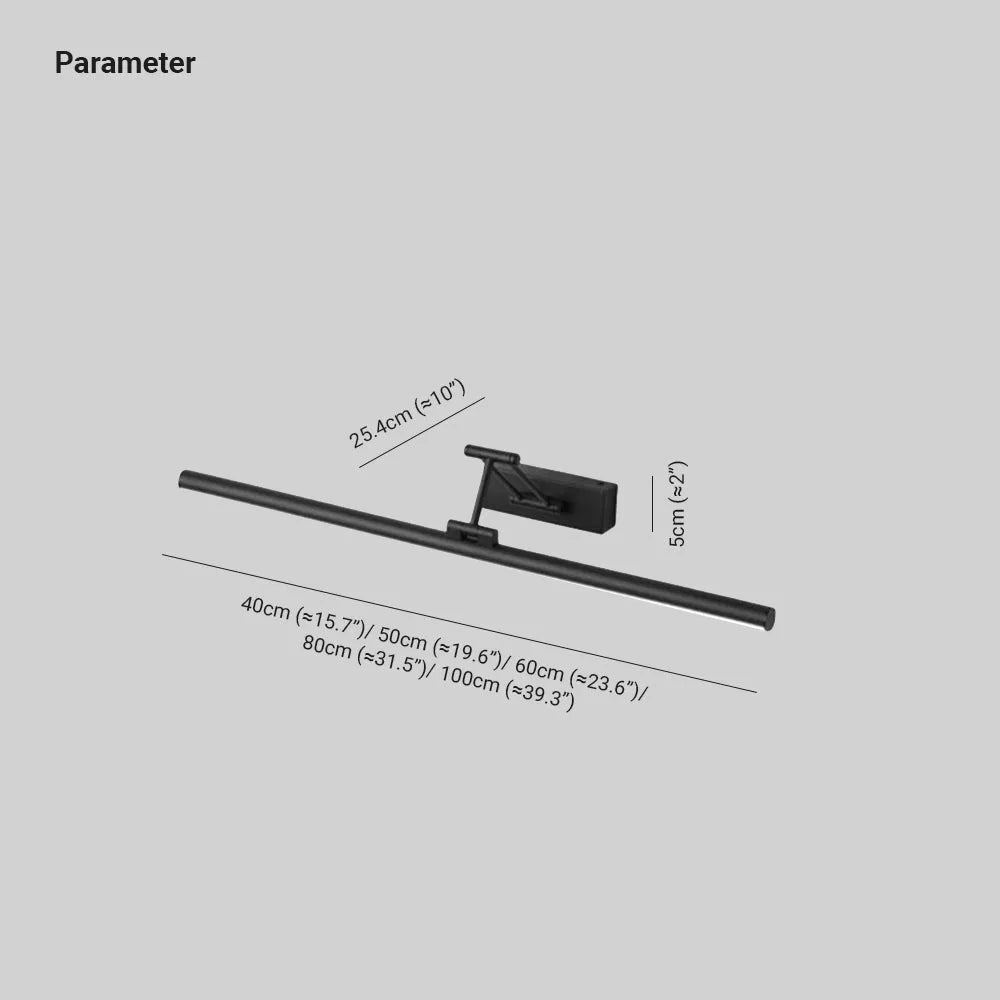 Aplique de pared moderno de metal LED