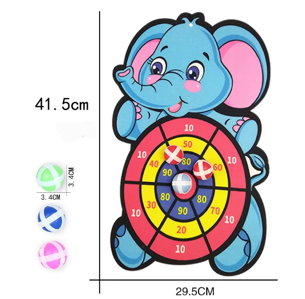 Juego de pared para niños con tablero objetivo suave